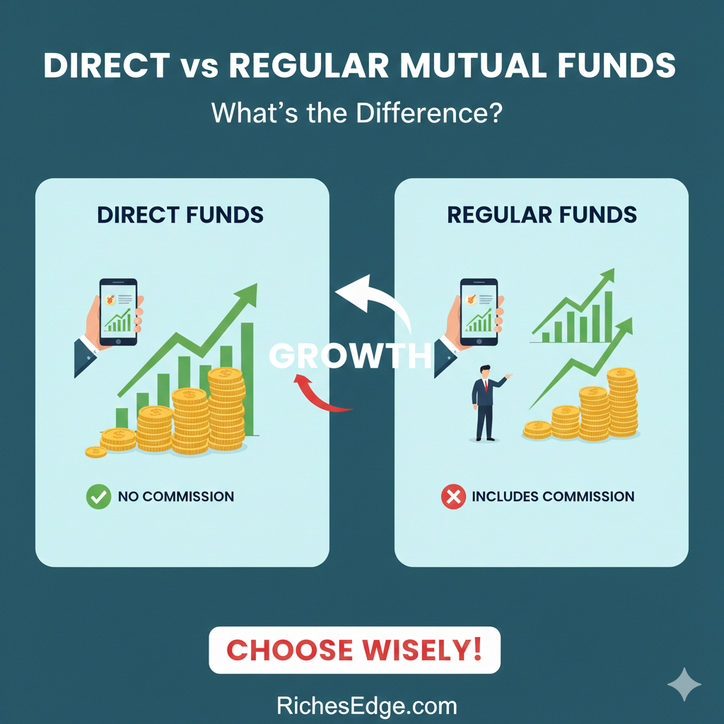 Direct vs Regular Mutual Funds comparison